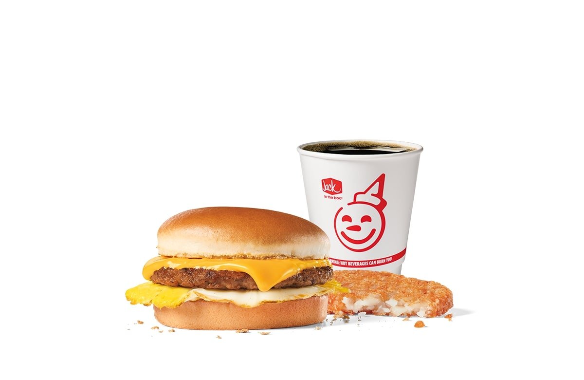 Sausage Breakfast Jack® Combo